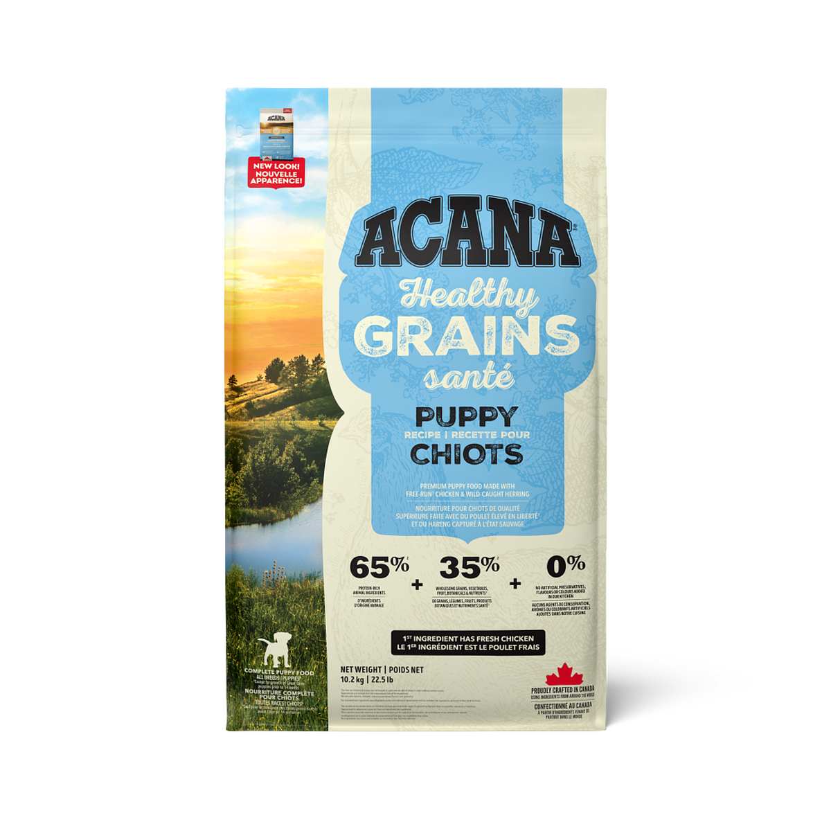Acana large breed puppy feeding chart online